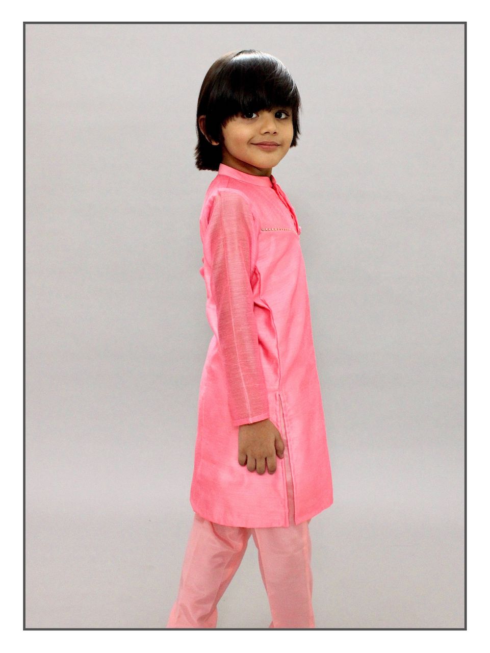Pear Bear Blush Kurta Set.
