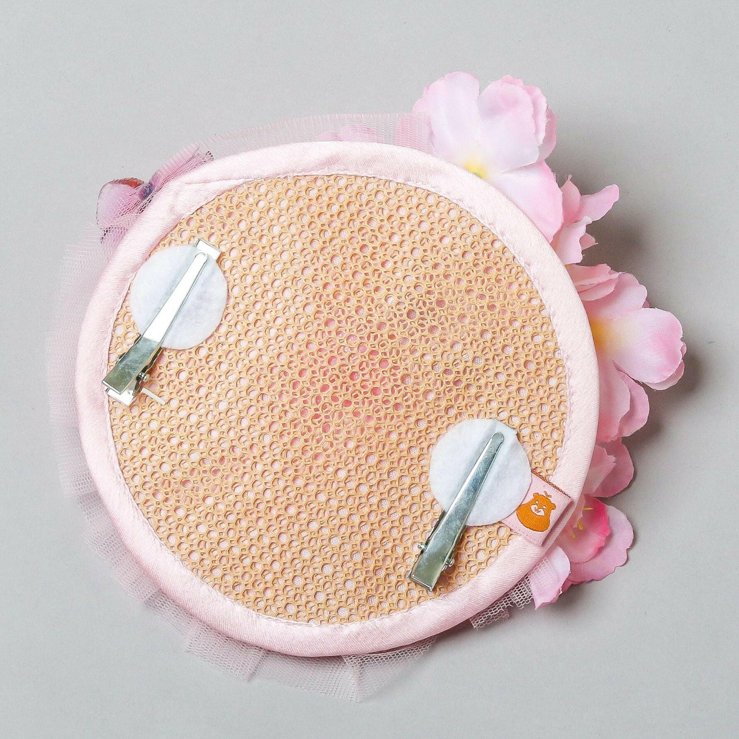 Pear Bear Butterfly And Floral Embellished Frilly Hair Clip Fascinator.