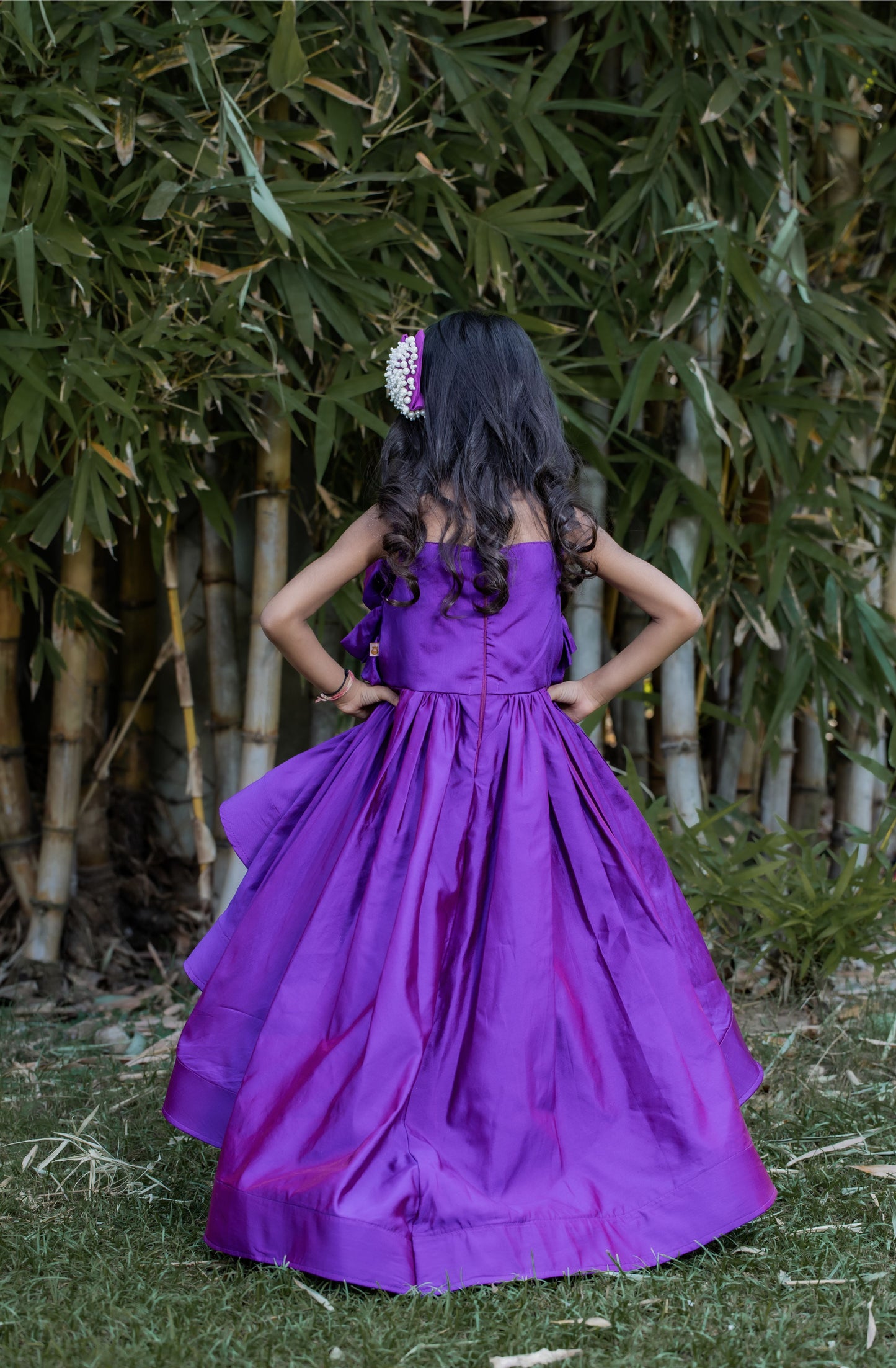 Pear Bear Glamorous Violet Trail Dress.