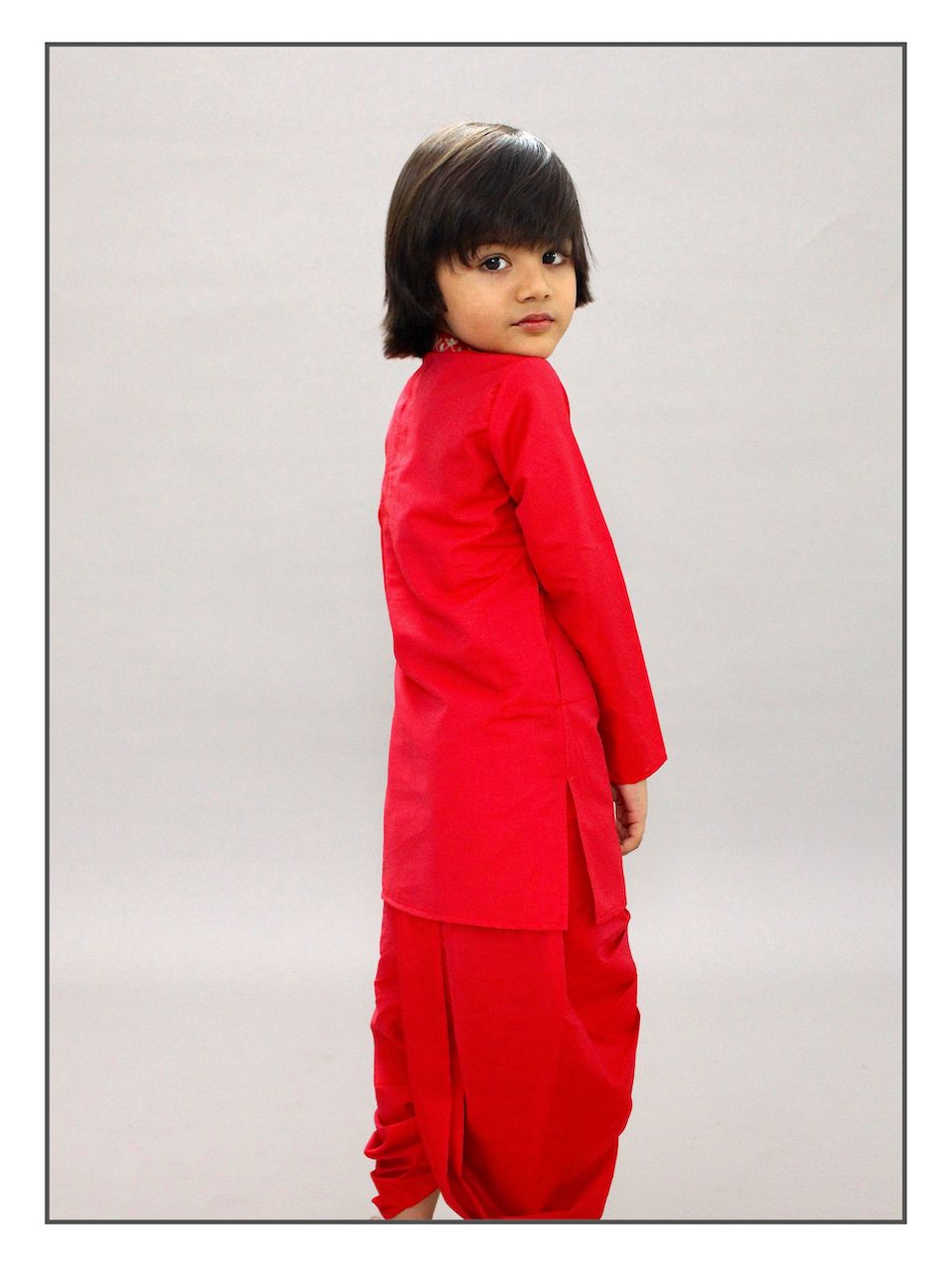 Pear Bear Persion Dhoti Kurta Set.