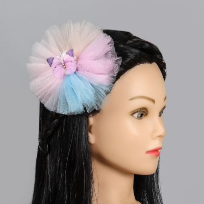 Butterfly Adorned 4 colour Frilly Hair Fascinator