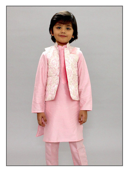 Carnation Nehru Jacket Set