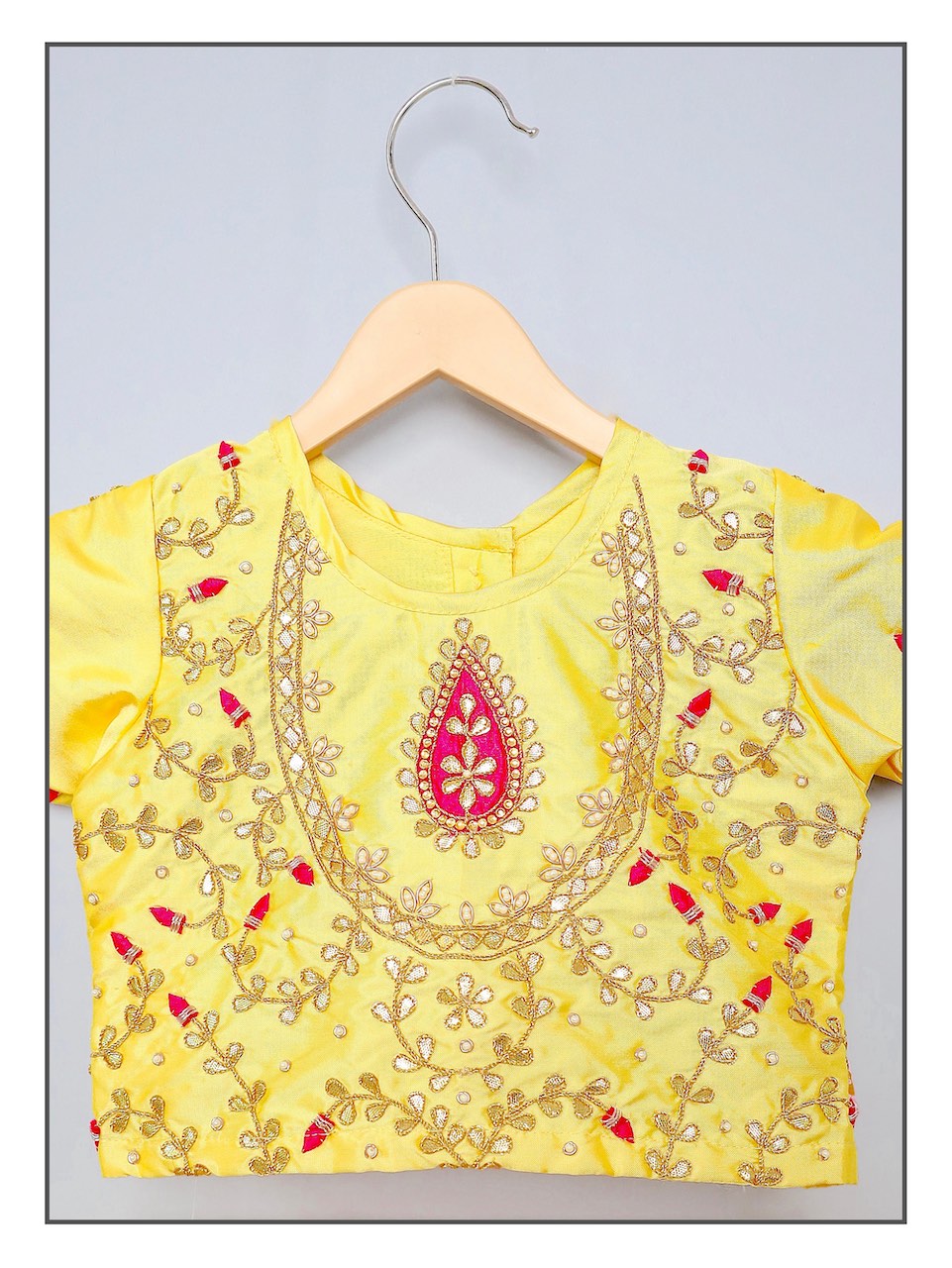 Yellow Gota Patti Lehenga