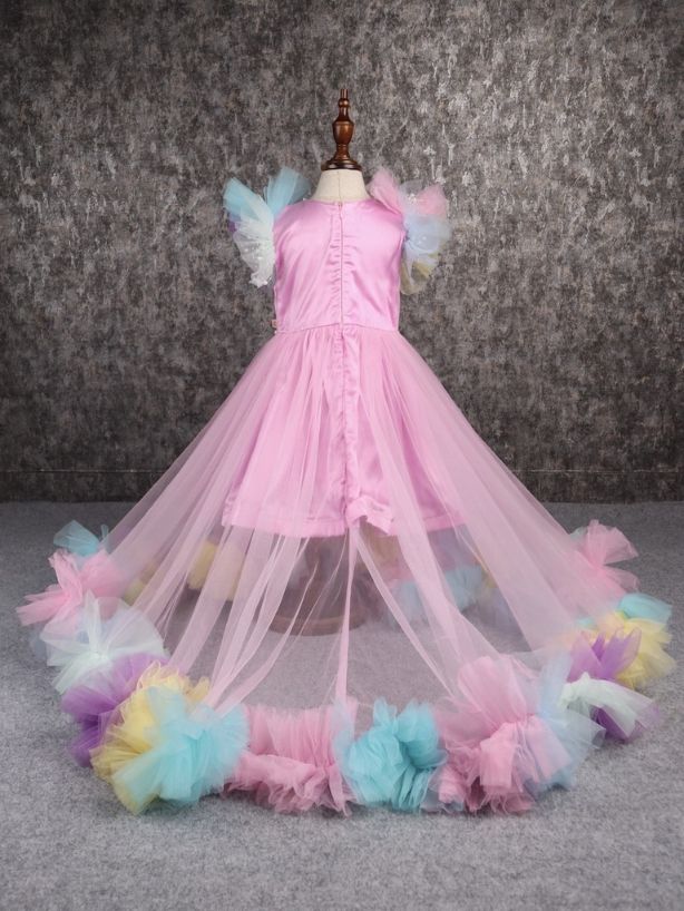 Gorgeous Unicorn Ruffled Frill Gown