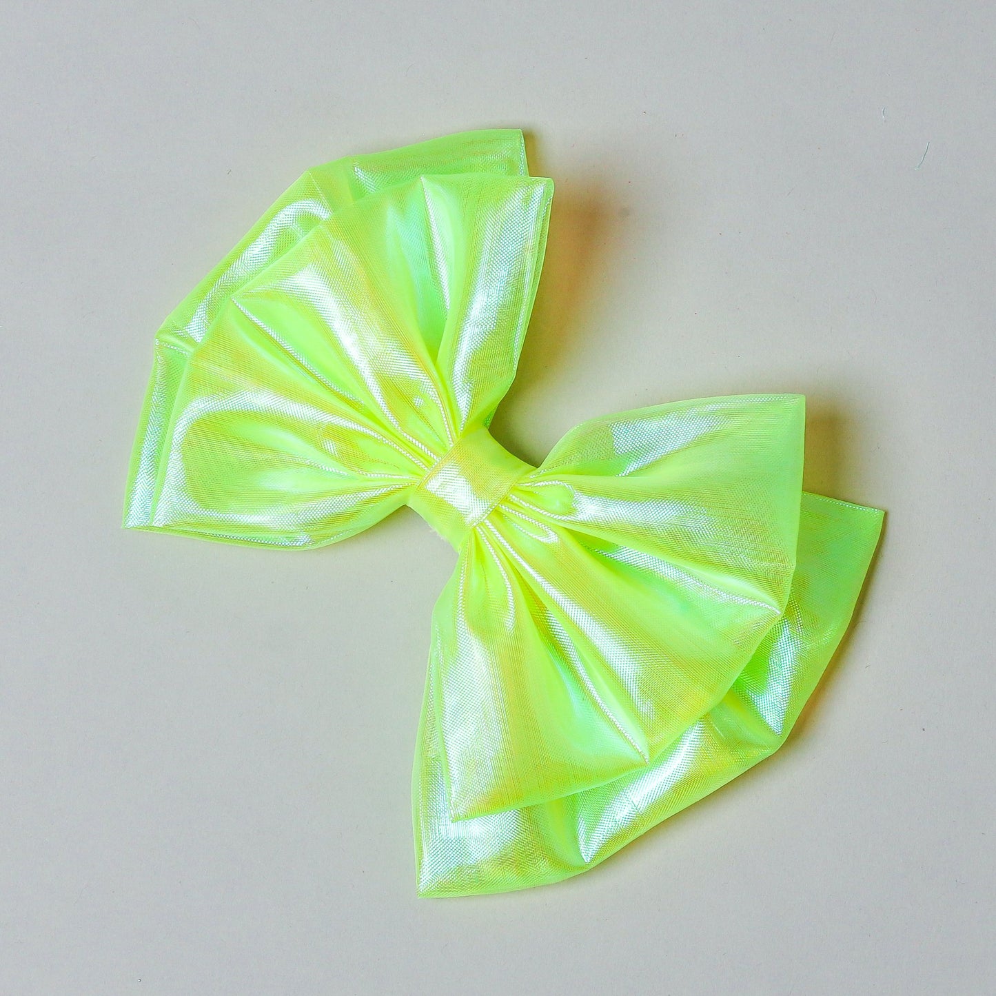 Neon Green Shimmery Cute Hair Fascinator