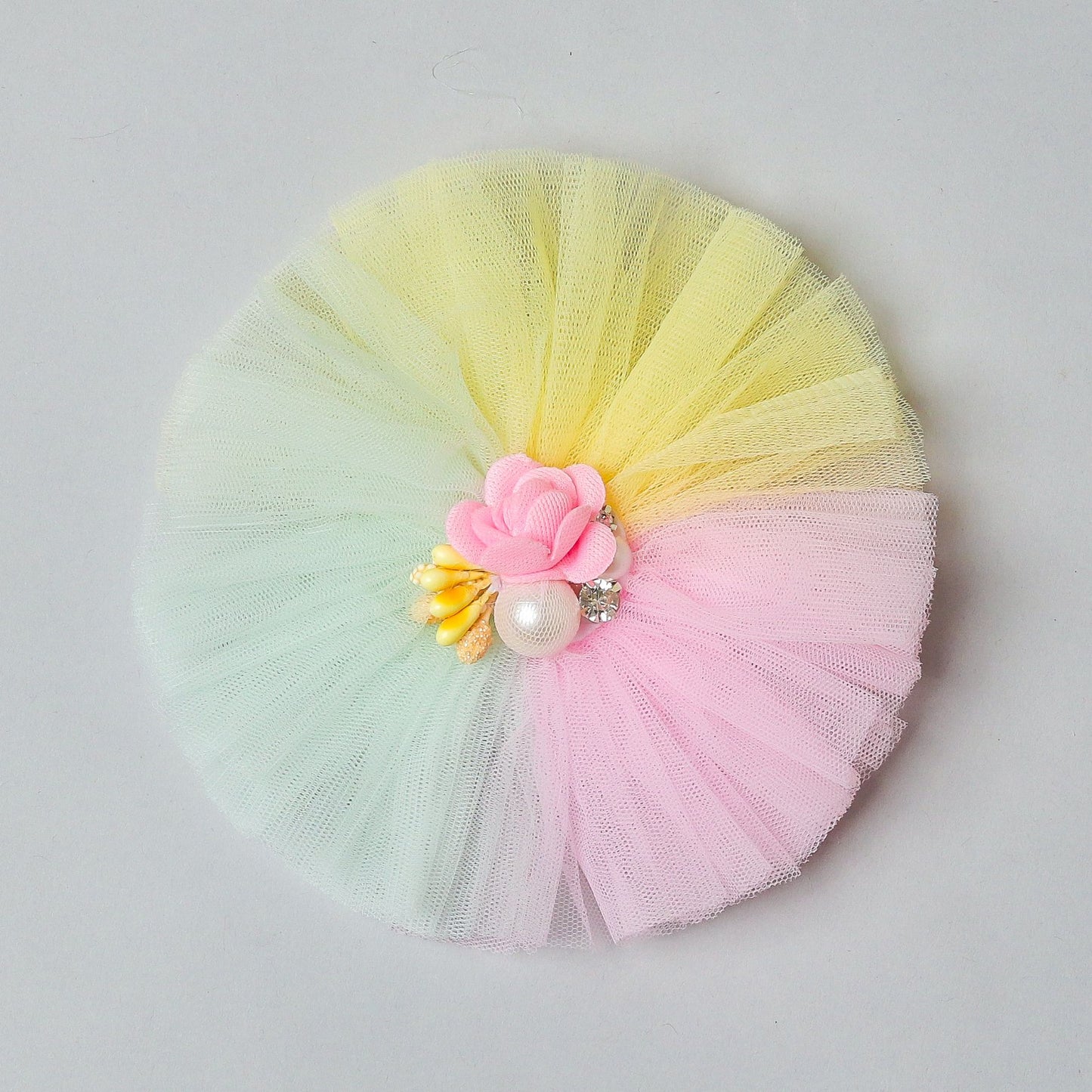 Pearl And Floral 3 Multicolour Hair Fascinator