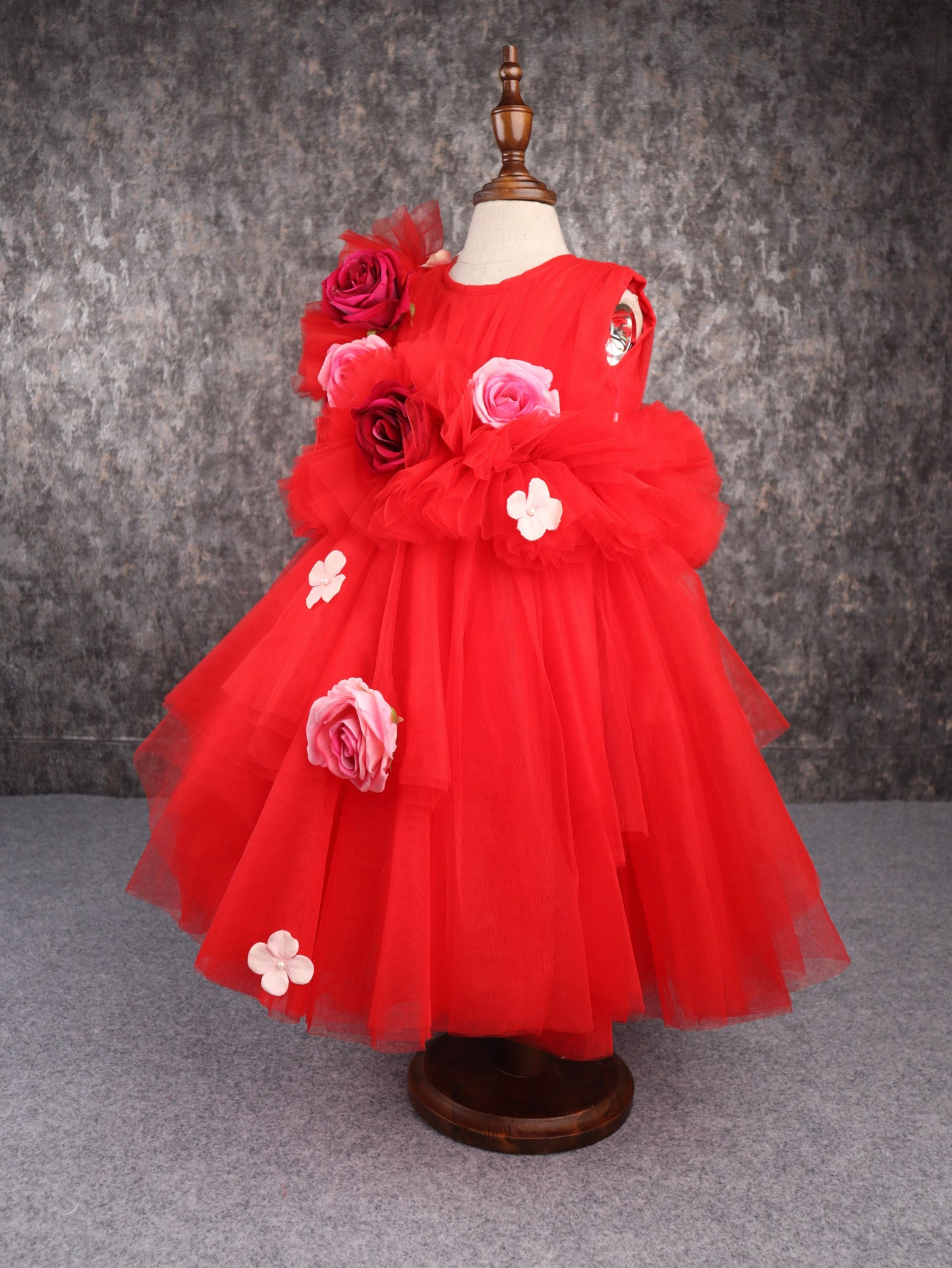 Red Flower Gown