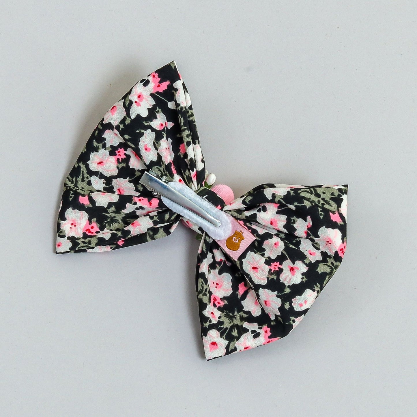 Pear Bear Beautiful flower print bowie with flower