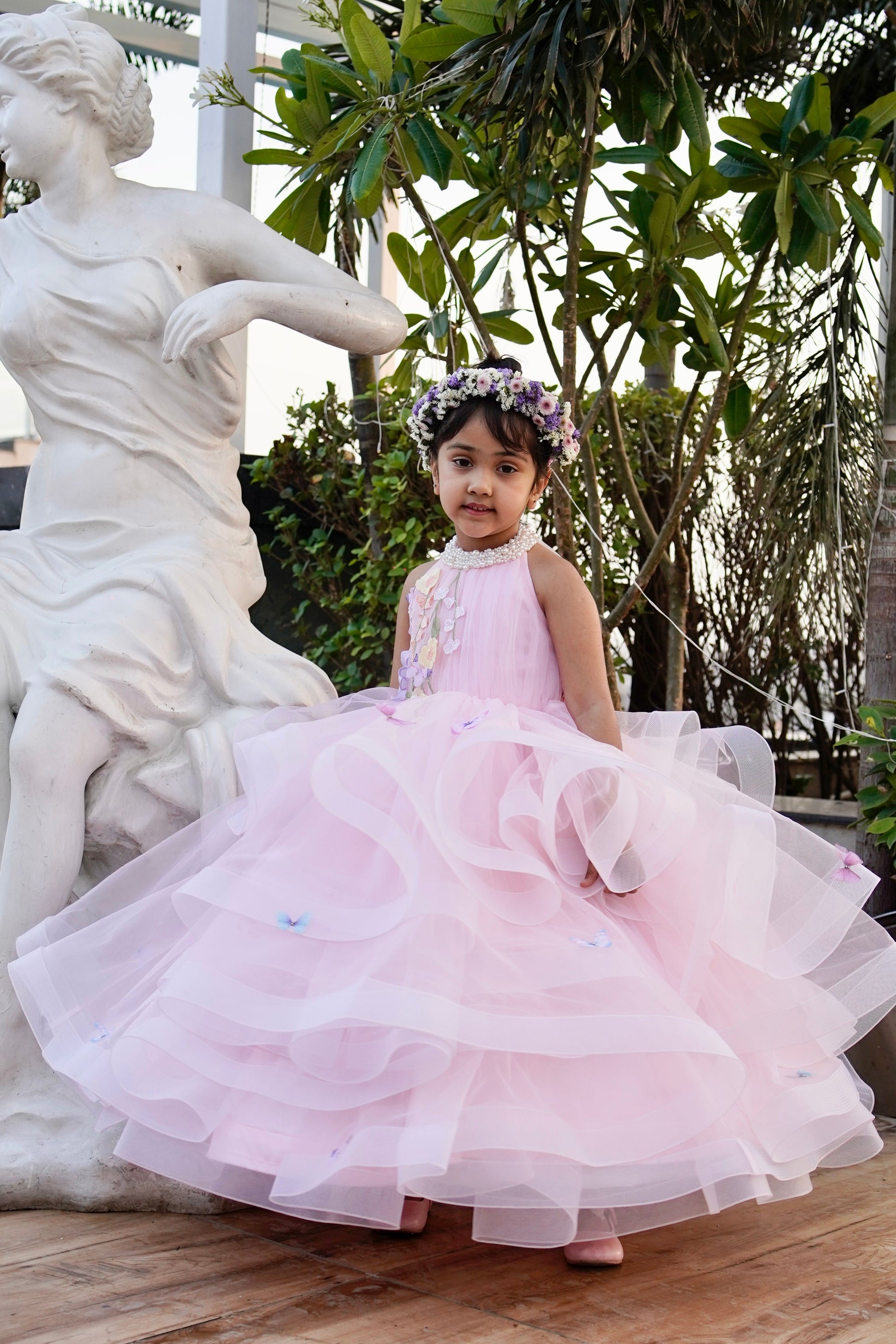 Beautiful Butterfly Gown With Moving Wings.