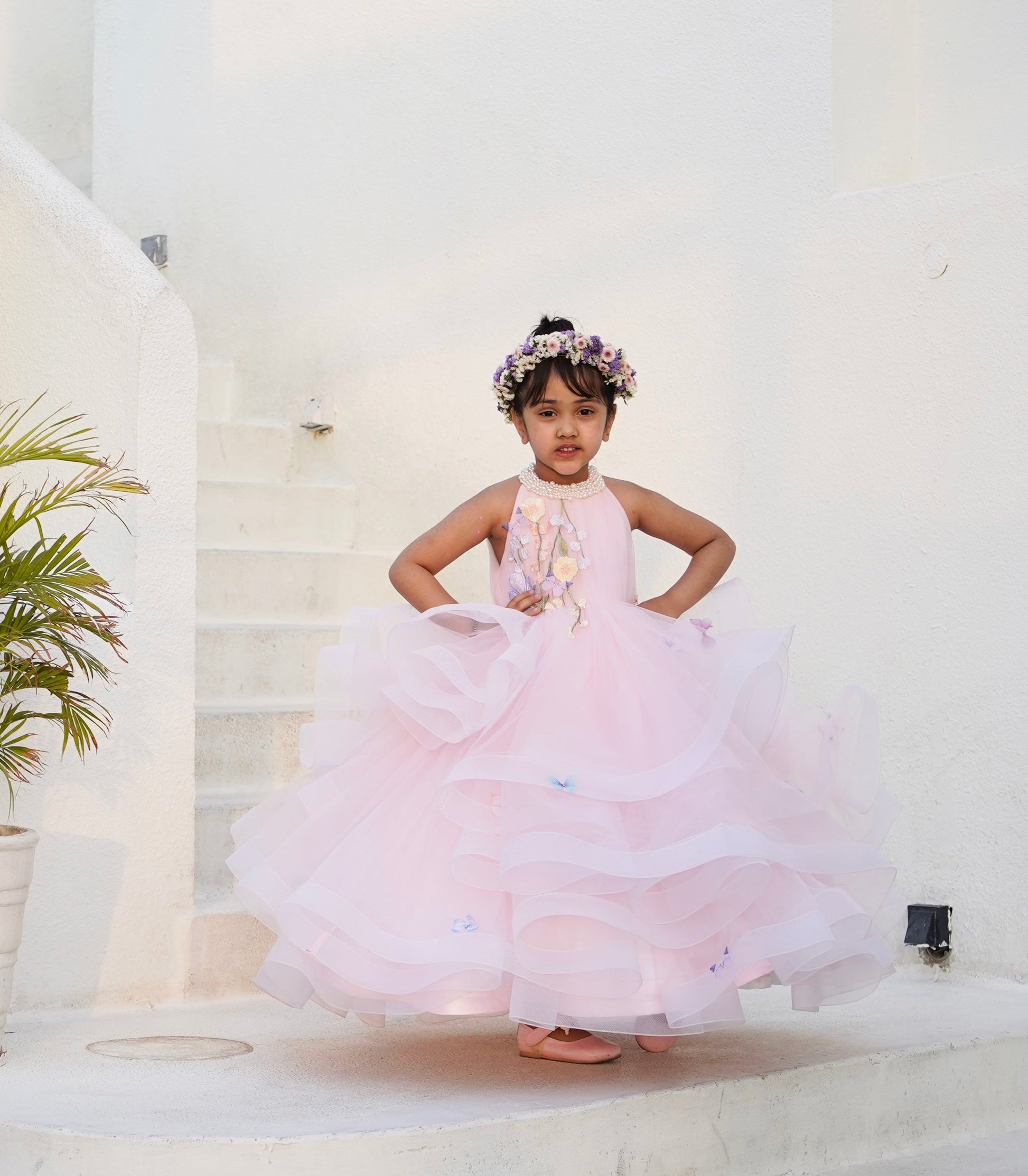 Beautiful Butterfly Gown With Moving Wings.