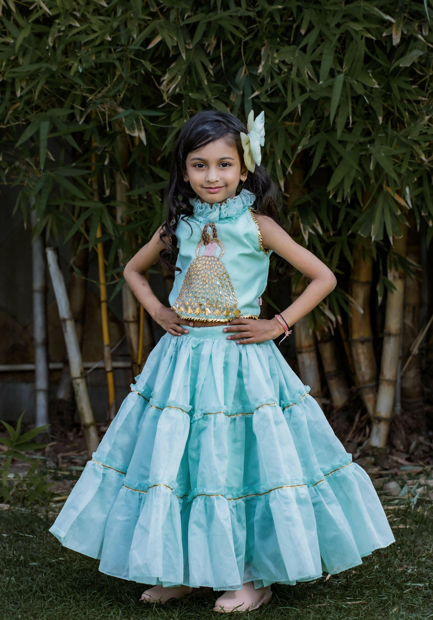 Pear Bear  Barbie Lehenga.
