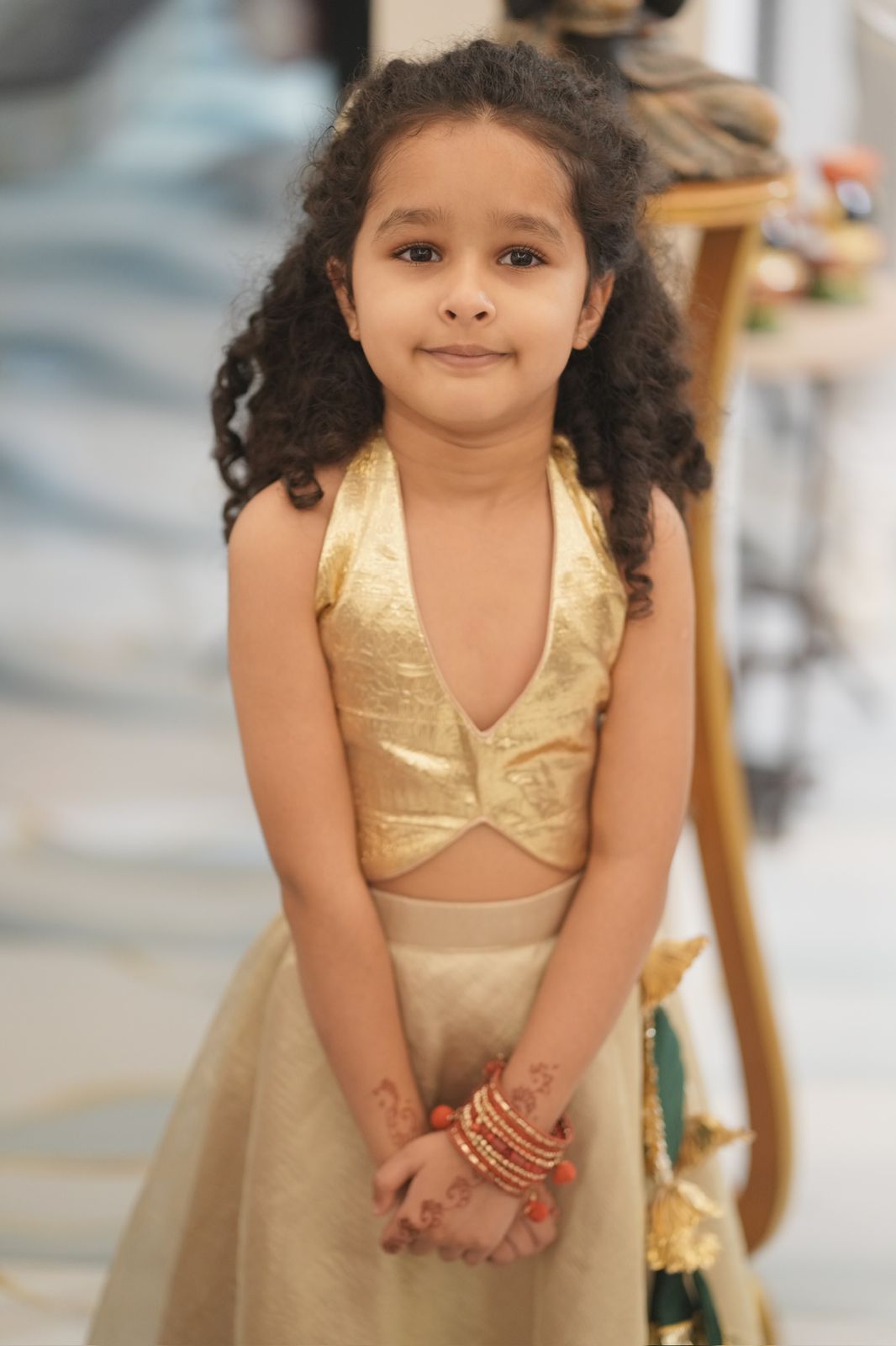 Pear Bear Halter Neck Stylish Top And Lehenga.