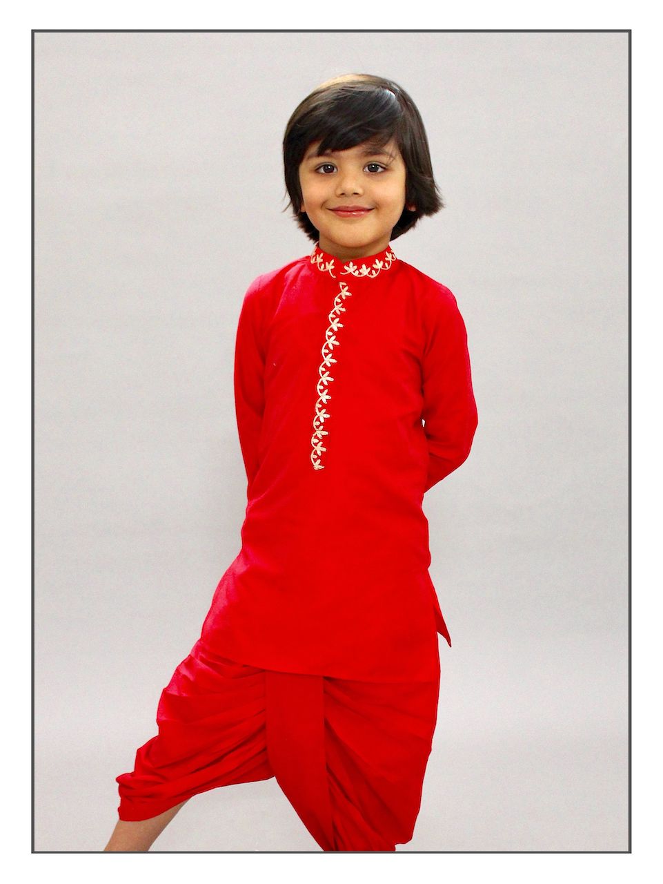 Pear Bear Persion Dhoti Kurta Set.