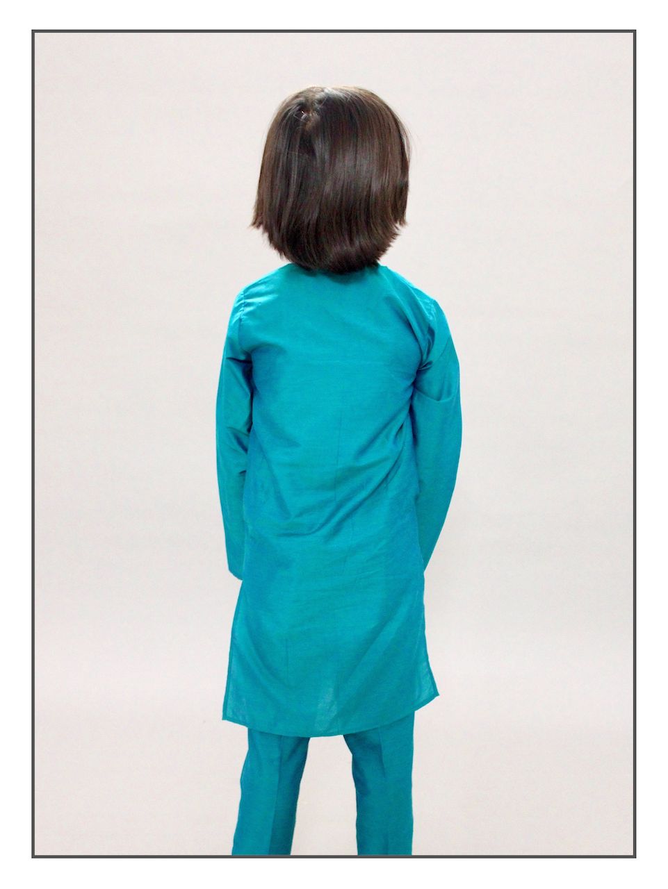 Pear Bear Spring Gota Kurta Set.