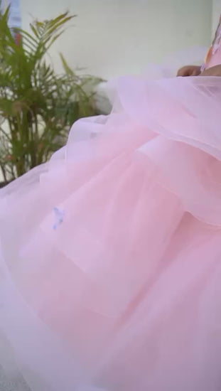 Beautiful Butterfly Gown With Moving Wings.