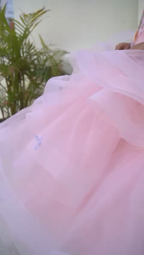 Beautiful Butterfly Gown With Moving Wings.